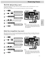 Preview for 71 page of Panasonic KX-FM255 Operating Instructions Manual