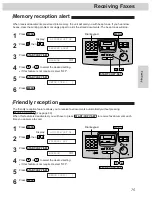 Preview for 75 page of Panasonic KX-FM255 Operating Instructions Manual