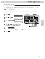 Preview for 77 page of Panasonic KX-FM255 Operating Instructions Manual