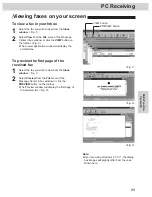 Preview for 89 page of Panasonic KX-FM255 Operating Instructions Manual