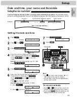 Предварительный просмотр 29 страницы Panasonic KX-FM280 Operating Instructions Manual