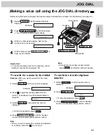 Предварительный просмотр 43 страницы Panasonic KX-FM280 Operating Instructions Manual