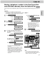 Предварительный просмотр 47 страницы Panasonic KX-FM280 Operating Instructions Manual