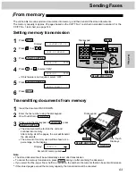 Предварительный просмотр 63 страницы Panasonic KX-FM280 Operating Instructions Manual