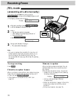 Предварительный просмотр 70 страницы Panasonic KX-FM280 Operating Instructions Manual