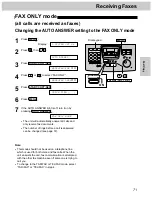 Предварительный просмотр 71 страницы Panasonic KX-FM280 Operating Instructions Manual