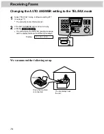 Предварительный просмотр 78 страницы Panasonic KX-FM280 Operating Instructions Manual