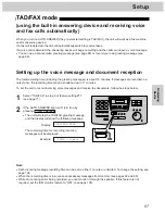 Предварительный просмотр 87 страницы Panasonic KX-FM280 Operating Instructions Manual