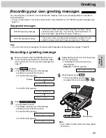 Предварительный просмотр 89 страницы Panasonic KX-FM280 Operating Instructions Manual