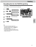 Предварительный просмотр 91 страницы Panasonic KX-FM280 Operating Instructions Manual