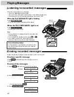 Предварительный просмотр 92 страницы Panasonic KX-FM280 Operating Instructions Manual