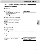 Предварительный просмотр 97 страницы Panasonic KX-FM280 Operating Instructions Manual