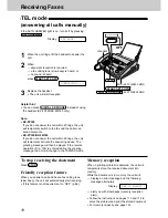 Preview for 72 page of Panasonic KX-FM330E Operating Instructions Manual