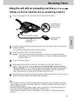 Preview for 73 page of Panasonic KX-FM330E Operating Instructions Manual