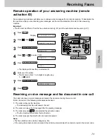 Preview for 75 page of Panasonic KX-FM330E Operating Instructions Manual