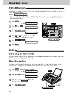 Preview for 92 page of Panasonic KX-FM330E Operating Instructions Manual