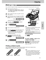 Preview for 93 page of Panasonic KX-FM330E Operating Instructions Manual