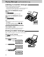 Preview for 100 page of Panasonic KX-FM330E Operating Instructions Manual