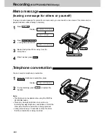 Preview for 102 page of Panasonic KX-FM330E Operating Instructions Manual