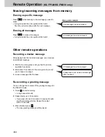 Preview for 106 page of Panasonic KX-FM330E Operating Instructions Manual