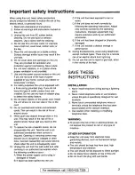 Предварительный просмотр 3 страницы Panasonic KX-FP101 Operating Instructions Manual