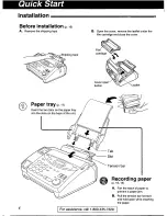 Предварительный просмотр 4 страницы Panasonic KX-FP101 Operating Instructions Manual