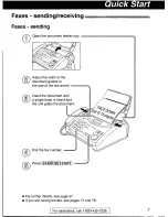 Предварительный просмотр 7 страницы Panasonic KX-FP101 Operating Instructions Manual