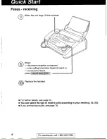 Предварительный просмотр 8 страницы Panasonic KX-FP101 Operating Instructions Manual