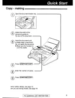 Предварительный просмотр 9 страницы Panasonic KX-FP101 Operating Instructions Manual