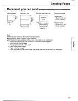 Предварительный просмотр 43 страницы Panasonic KX-FP101 Operating Instructions Manual