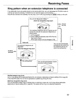 Предварительный просмотр 63 страницы Panasonic KX-FP101 Operating Instructions Manual