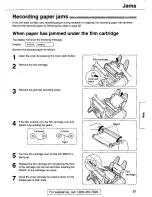 Предварительный просмотр 81 страницы Panasonic KX-FP101 Operating Instructions Manual