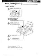 Preview for 7 page of Panasonic KX-FP101NZ Operating Instructions Manual