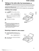 Preview for 41 page of Panasonic KX-FP101NZ Operating Instructions Manual