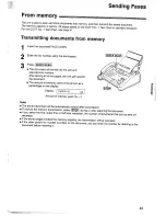 Preview for 49 page of Panasonic KX-FP101NZ Operating Instructions Manual