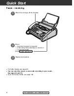 Предварительный просмотр 8 страницы Panasonic KX-FP121 Operating Instructions Manual