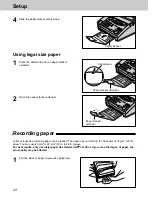 Предварительный просмотр 22 страницы Panasonic KX-FP121 Operating Instructions Manual