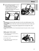 Предварительный просмотр 23 страницы Panasonic KX-FP121 Operating Instructions Manual