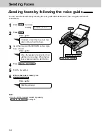 Предварительный просмотр 54 страницы Panasonic KX-FP121 Operating Instructions Manual