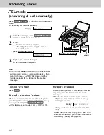 Предварительный просмотр 66 страницы Panasonic KX-FP121 Operating Instructions Manual