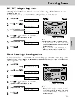 Предварительный просмотр 75 страницы Panasonic KX-FP121 Operating Instructions Manual