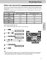 Предварительный просмотр 77 страницы Panasonic KX-FP121 Operating Instructions Manual