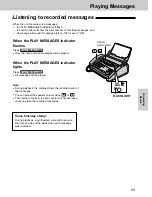 Предварительный просмотр 89 страницы Panasonic KX-FP121 Operating Instructions Manual