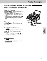 Предварительный просмотр 91 страницы Panasonic KX-FP121 Operating Instructions Manual