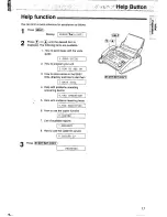 Предварительный просмотр 17 страницы Panasonic KX-FP121NZ Operating Instructions Manual