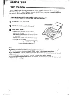 Предварительный просмотр 54 страницы Panasonic KX-FP121NZ Operating Instructions Manual