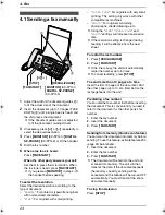 Предварительный просмотр 26 страницы Panasonic KX-FP141G Operating Instructions Manual