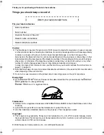 Preview for 4 page of Panasonic KX-FP145 Operating Instructions Manual