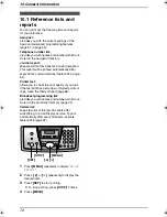 Предварительный просмотр 72 страницы Panasonic KX-FP145C Operating Instructions Manual