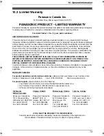 Предварительный просмотр 75 страницы Panasonic KX-FP145C Operating Instructions Manual